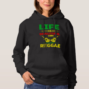 Sudadera Viva Es Hermoso Con Reggae I Rastafari I Jamaica