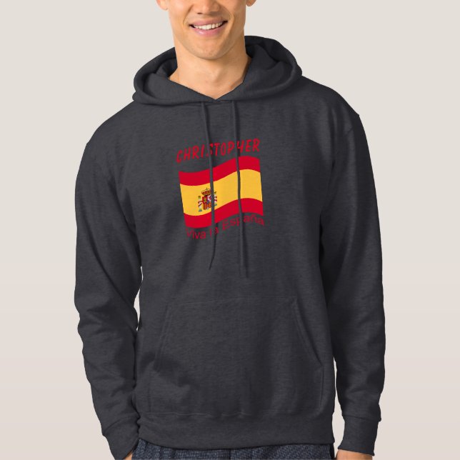 Sudadera Viva la España (España) Hoodie (Anverso)