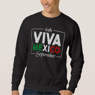 Sudadera Viva México Día de la Independencia Mexicana 2022