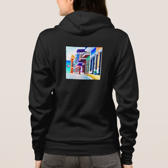Sudadera ¡Viva Puerto Rico! (Reverso)