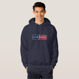 Sudadera VIVE CON ENOJO – Estilo de tipografía moderna mini
