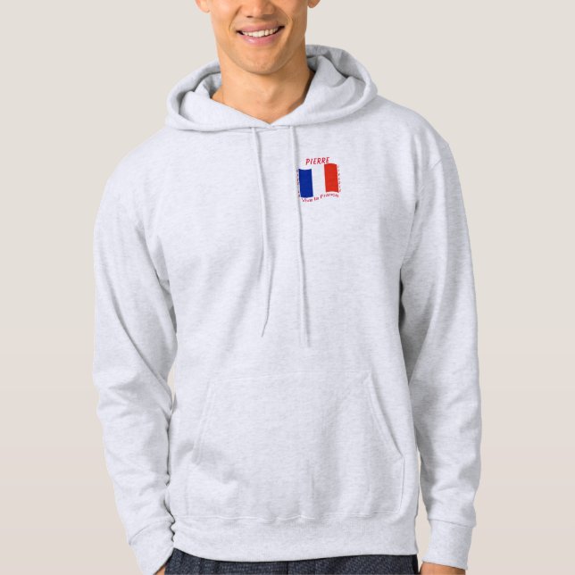Sudadera Vive la France (Francia) (Anverso)