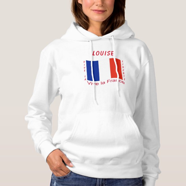 Sudadera Vive la France (Francia) (Anverso)