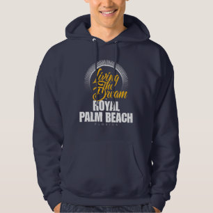 Sudadera Viviendo el sueño en Palm Beach real