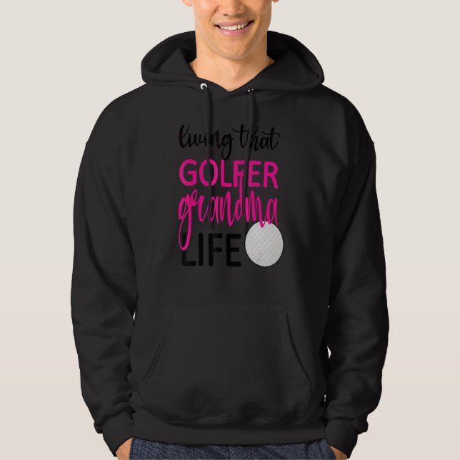 Sudadera Viviendo esa Abuela de Golf (Anverso)