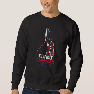 Sudadera Vivir En Ee.Uu. Filipinas Mitino Estadounidense Fi