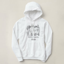 Sudadera Vivo, amor, caballito