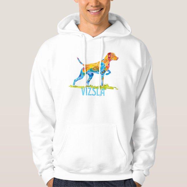 Sudadera VIZSLA en PUNTO en colores vivos (Anverso)