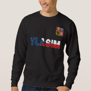 Sudadera Vlasim República Checa Bandera Del Corazón Cubiert