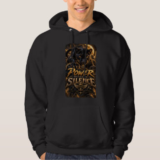 Sudadera VLLC Power Moves In Silence Black Panther Motivati