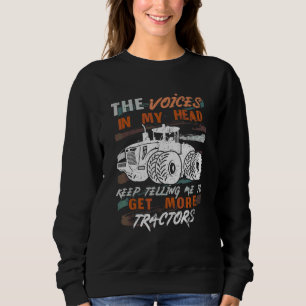 Sudadera voces en mi cabeza consigan más tractores