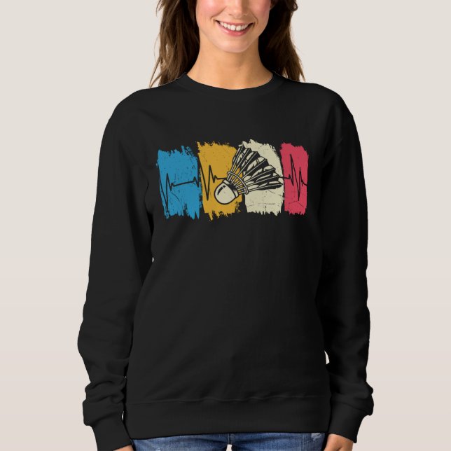 Sudadera Volante de Bádminton Latido del Corazón (Anverso)