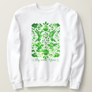 Sudadera Volar con Grace Inspirador Mint Green Lincut