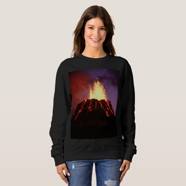 Sudadera Volcán de las islas hawaianas (Anverso completo)
