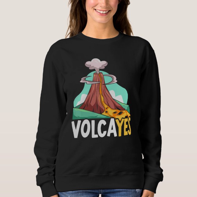 Sudadera Volcayes Earth Science Geology Volcano Scientist (Anverso)