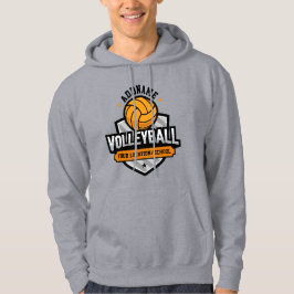 Sudadera Voleibol ADD TEXTO Escuela Varsity Team Player