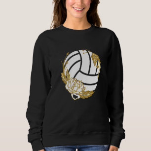 Sudadera Voleibol Ball Deportes Flor Equipo Coach Beach Vol