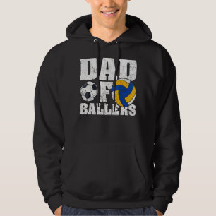 Sudadera Voleibol de fútbol papá de baile Día del padre