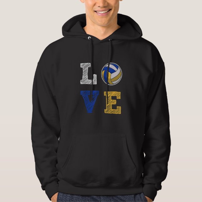 Sudadera Voleibol de playa Voleibol interior (Anverso)