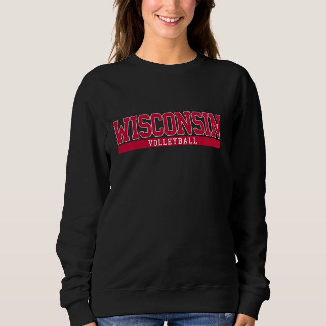 Sudadera Voleibol de Wisconsin (Anverso)