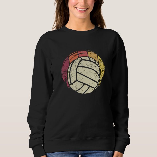 Sudadera Voleibol Jugador de Voleibol Retro (Anverso)