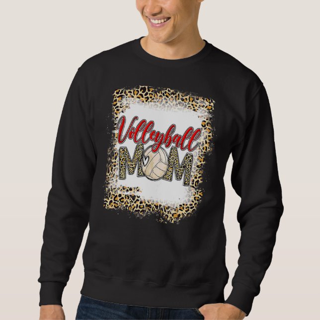 Sudadera Voleibol Mamá Leopard Sport Ball Da de mamá (Anverso)