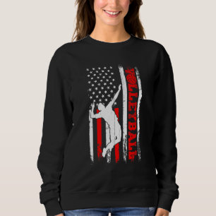 Sudadera Voleibol Para Hombres Mujeres Usa Atleta Patriótic