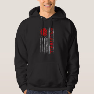 Sudadera Voleibol Para Hombres Mujeres USA Atleta Patriótic