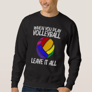 Sudadera Voleibol para hombres mujeres voleibol deporte jug