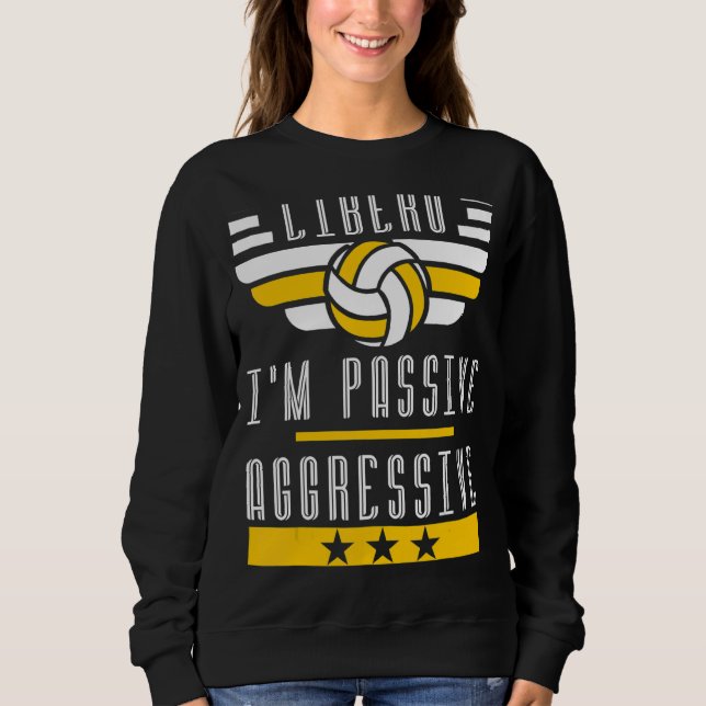 Sudadera Voleibol Para Hombres Y Mujeres Libero 6 (Anverso)