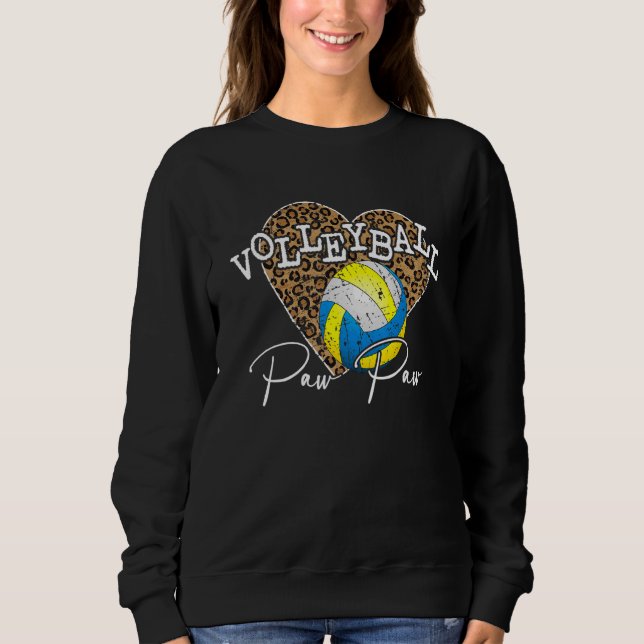 Sudadera Voleibol Paw Leopard Voleibol (Anverso)