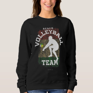 Sudadera Voleibol playa Bandera de Italia Jugador de Voleib