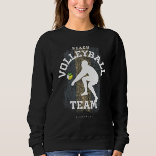 Sudadera Voleibol playa Bandera de Nicaragua Ama al Voleibo