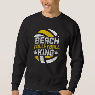 Sudadera Voleibol playa Rey Cute Para Mujeres Chicas Adoles