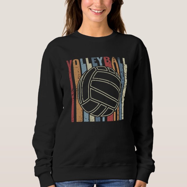 Sudadera Voleibol retro vintage (Anverso)