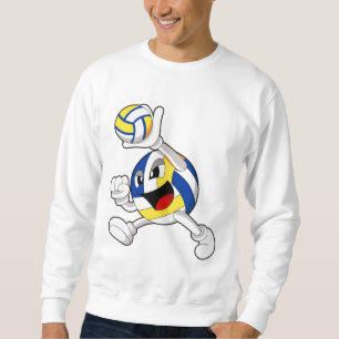 Sudadera Voleibolista con voleibol