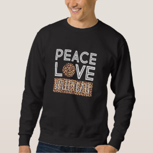 Sudadera Vóley femenino del patrón de leopardo del voleibol