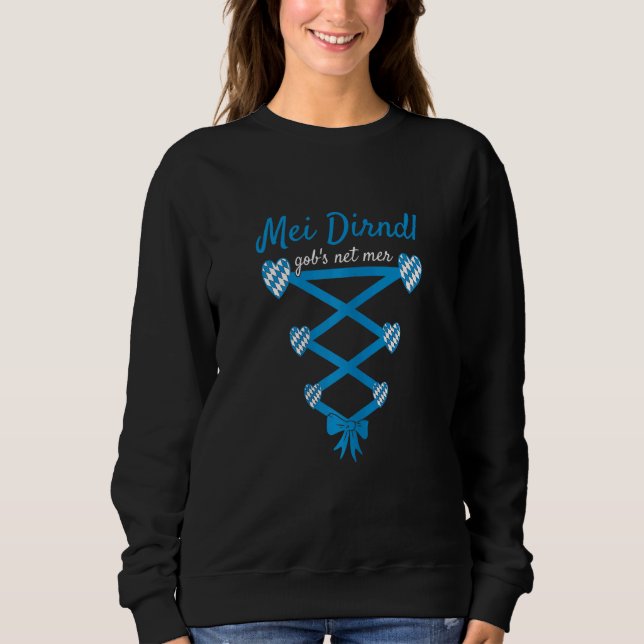 Sudadera Volksfest de mujeres Mei Dirndl Gob's Net Mer Dirn (Anverso)