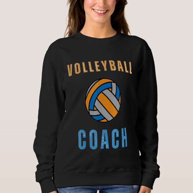 Sudadera Volleyball Assistant Coach Mom Sport Team Coaching (Anverso)