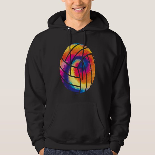 Sudadera Volleyball  for Volleyball Player Tie Dye Volleyba (Anverso)