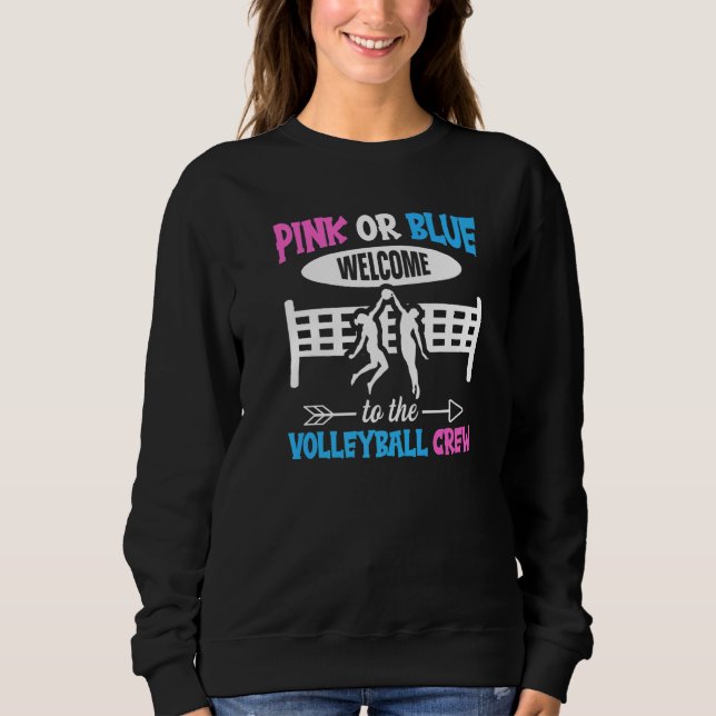 Sudadera Volleyball Gender Reveal for a Volleyball (Anverso)