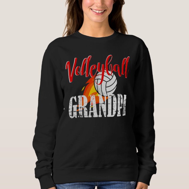 Sudadera Volleyball Grandpa Volleyball   (Anverso)