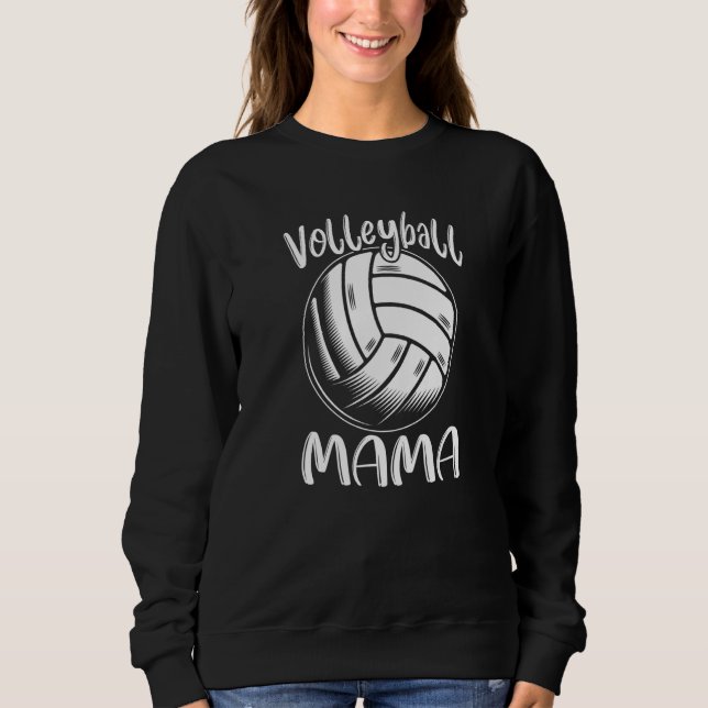 Sudadera Volleyball Mama For Family Matching Players Team M (Anverso)