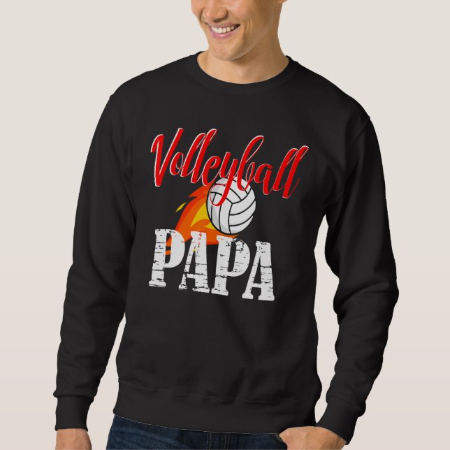 Sudadera Volleyball Papa Volleyball (Anverso)