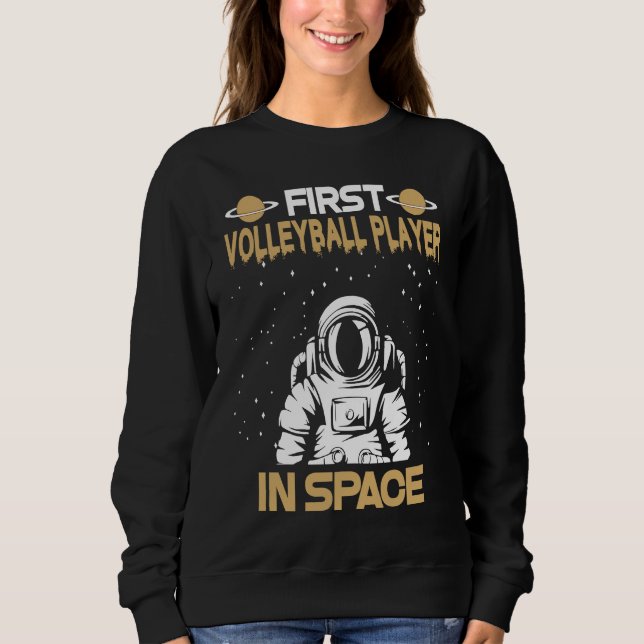 Sudadera Volleyball Player In Space (Anverso)