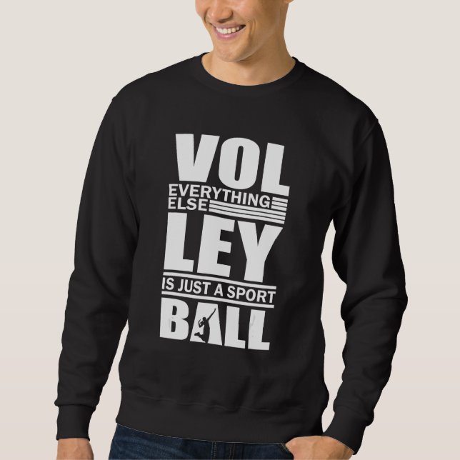 Sudadera Volleyball Players Volleyball Team Graphic Sports  (Anverso)