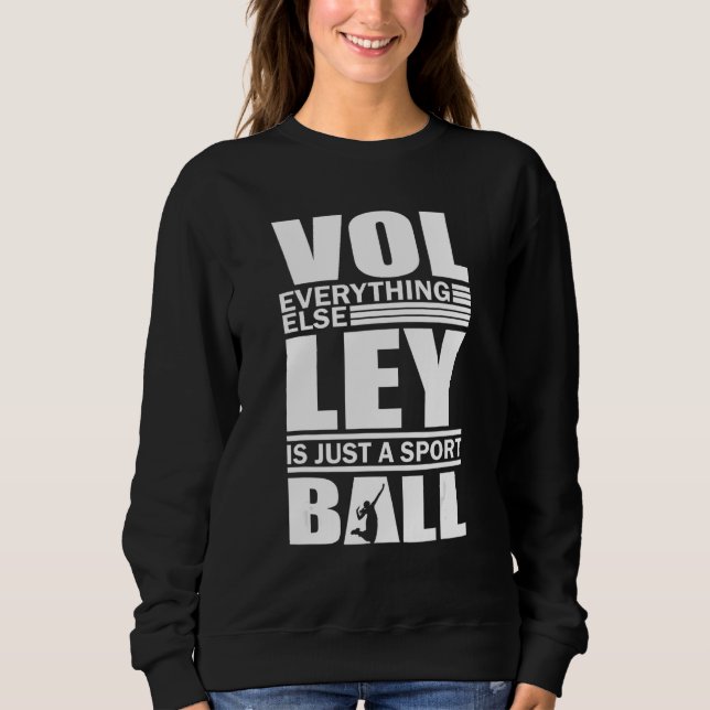Sudadera Volleyball Players Volleyball Team Graphic Sports  (Anverso)