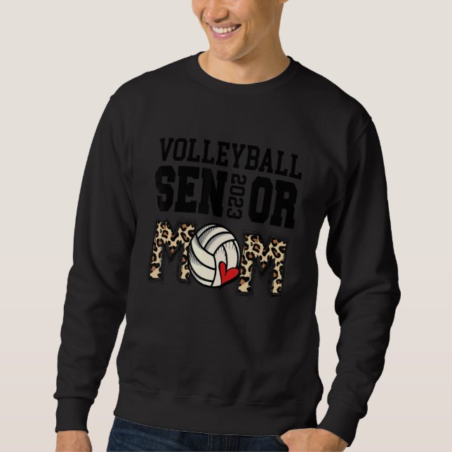 Sudadera Volleyball Senior Mom 2023 Volleyball Mom Graduati (Anverso)