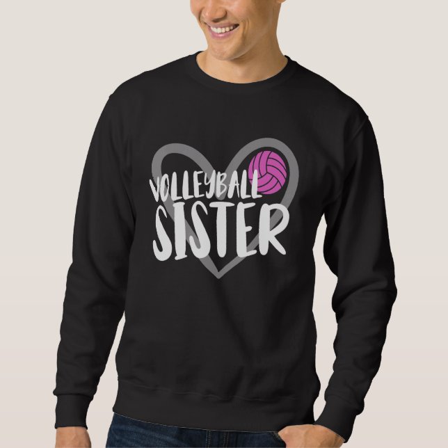 Sudadera Volleyball Sister Heart (Anverso)