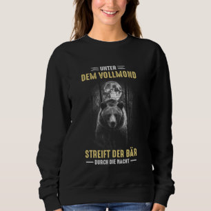 Sudadera Vollmond Streift Der Bär Durch Die Nacht Gr